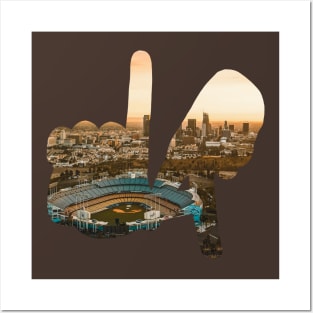 LA Hands, Dodger Stadium Posters and Art